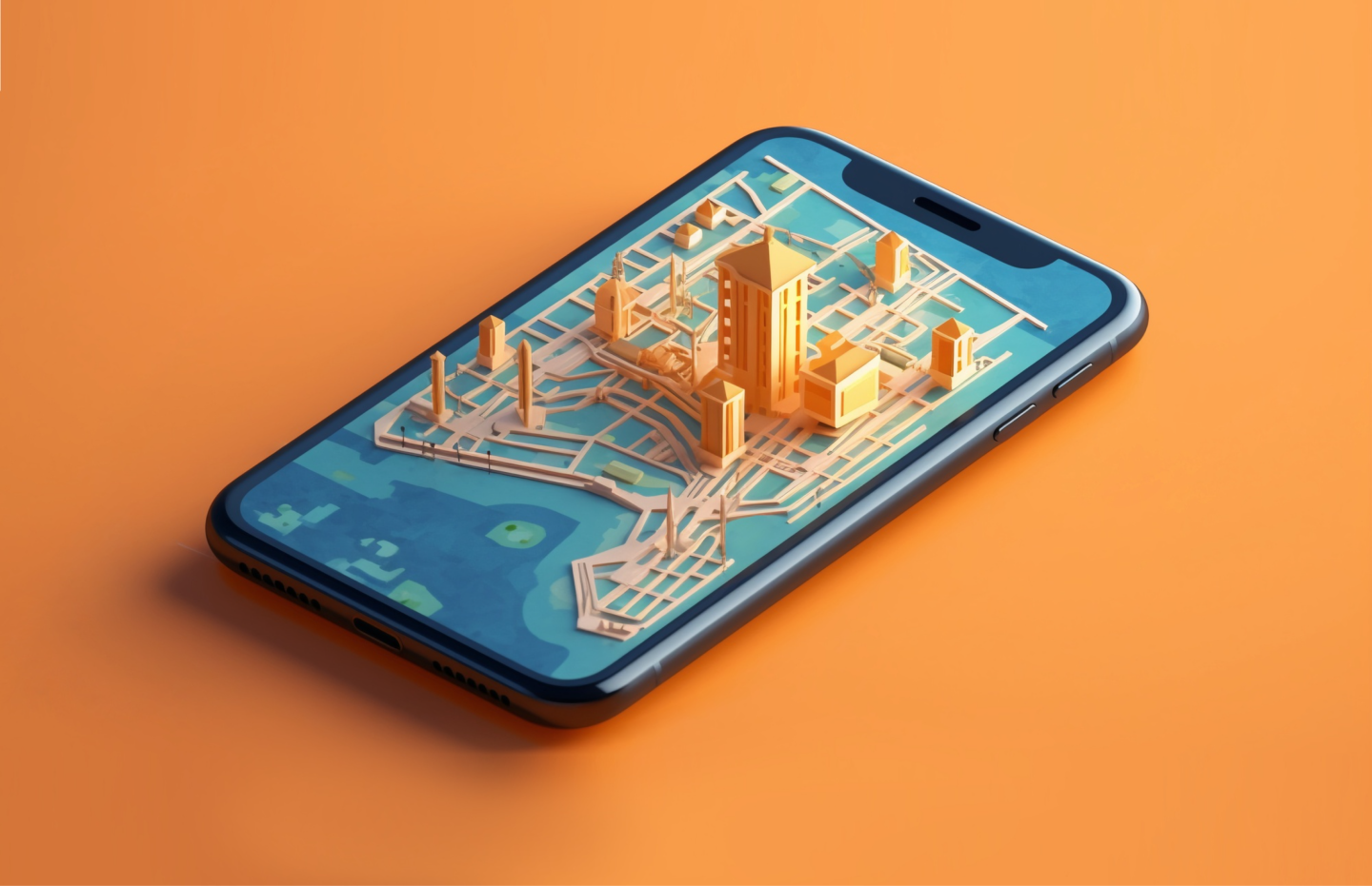 Digital rendering of diverse investors holding blockchain tokens in front of a modern real estate property, illustrating fractional ownership through tokenization.