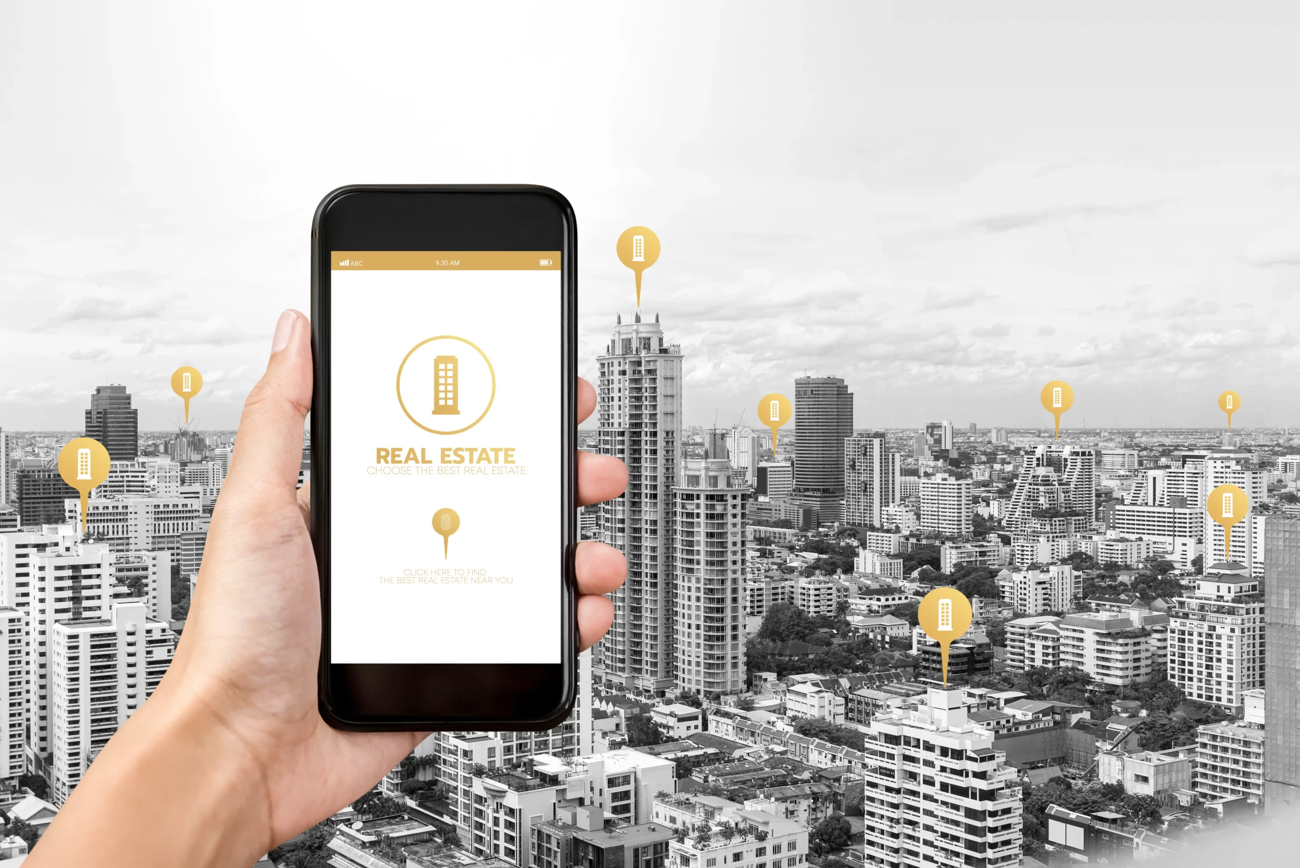 Sleek Dubai skyline with overlaid blockchain tokens illustrating fractional real estate ownership and tokenization in 2026