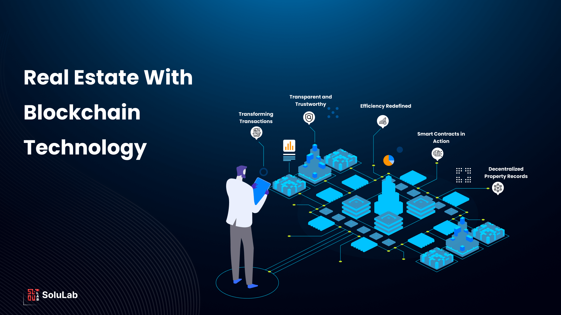 blockchain smart contracts real estate efficiency