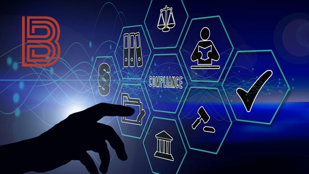 regulation compliance icon blockchain