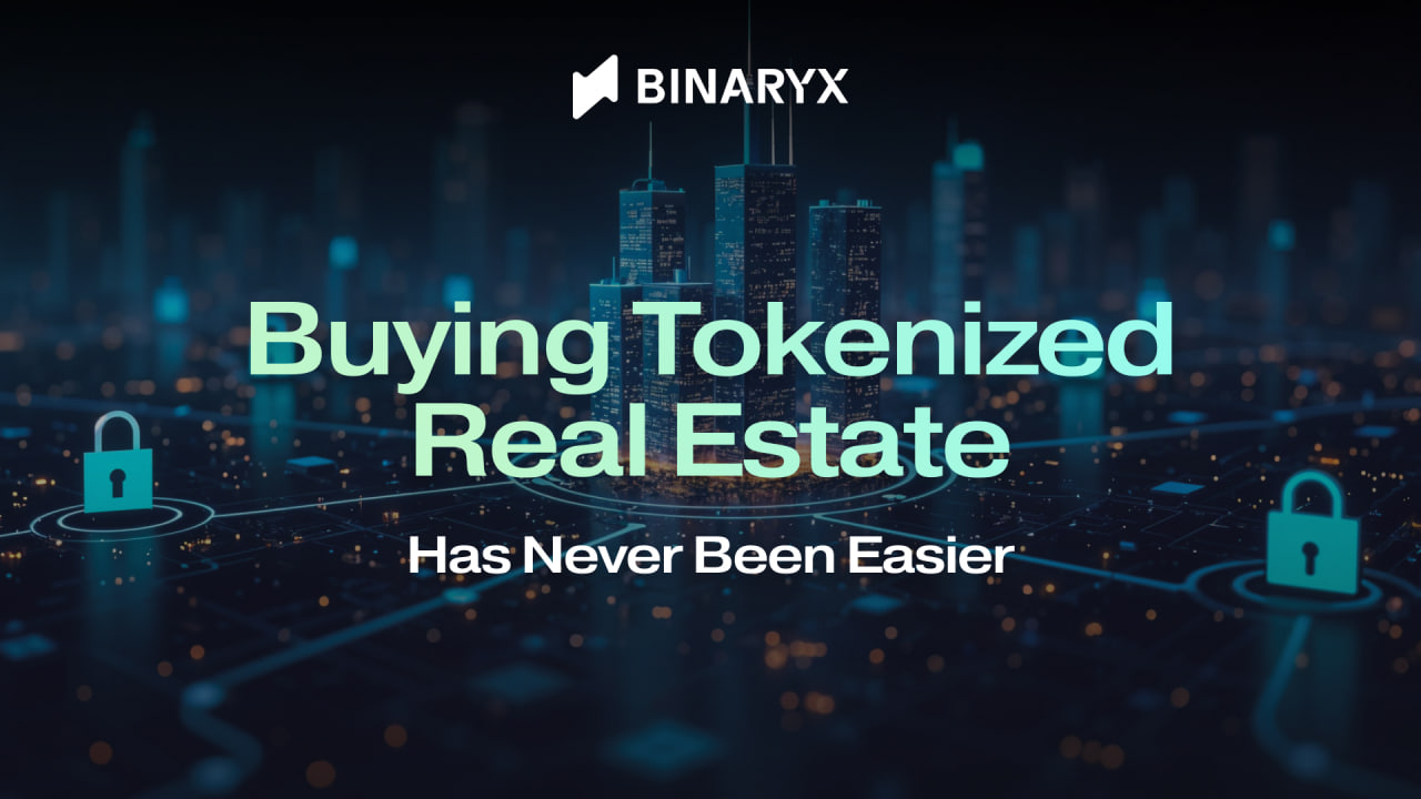 Diverse group of global investors using smartphones to access real estate investment platforms powered by blockchain technology