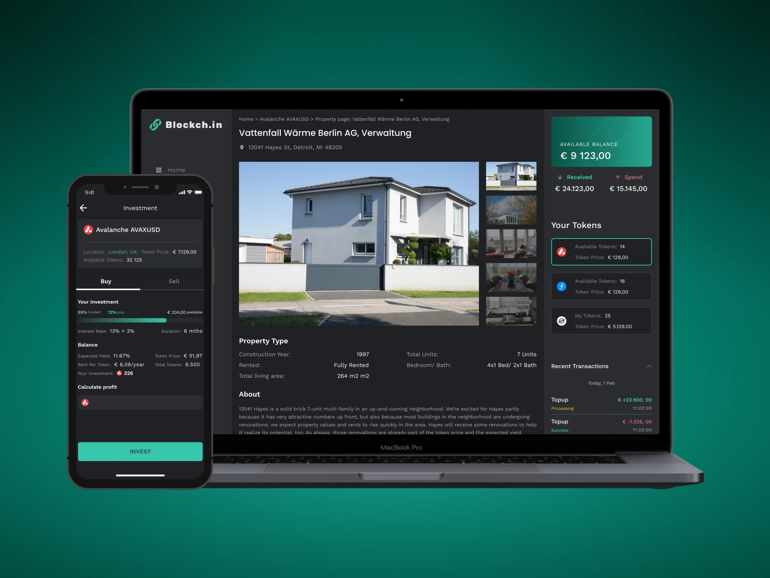 RealT property tokenization platform